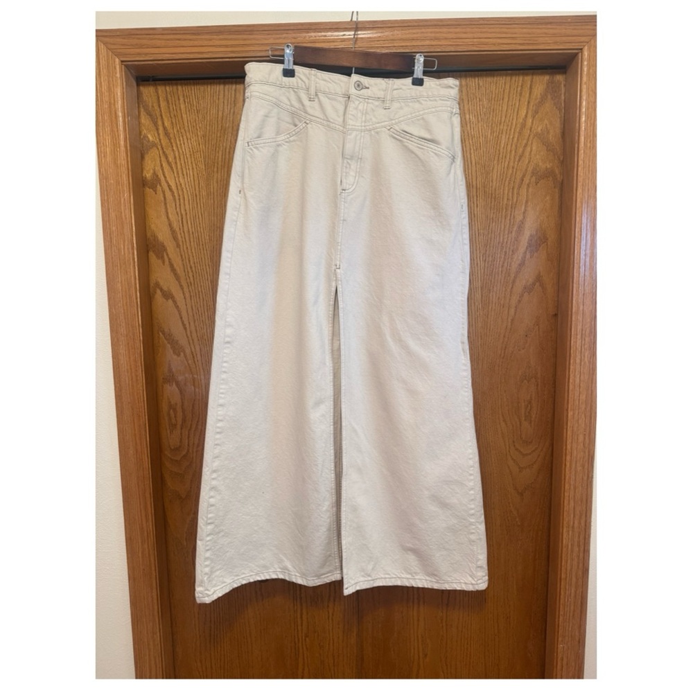 Free People Cream Maxi Skirt